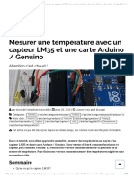 Mesurer Une Température Avec Un Capteur LM35 Et Une Carte Arduino - Genuino - Carnet Du Maker - L'esprit Do It Yourself