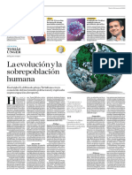 La Evolución y La Sobrepoblación Humana