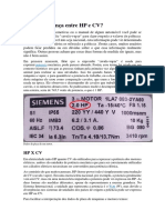 Qual A Diferença Entre HP e CV