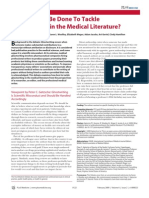 Gotzsche - PLoS Medicine - What Should We Done To Tackle Ghostwriting in The Medical Literatute