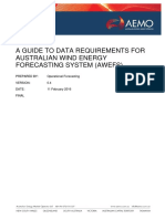 Guide To Data Requirements For AWEFS