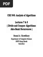 CSE548 Lectures 7 8 PDF