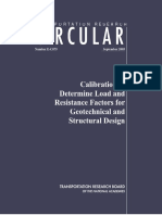 Calibration LRFD For Geotechnical and Structural Design - Ec079 PDF