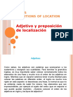 Adjetives and Location Prepositions