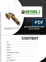 SCECB Natura-Z 2018 Activity Report