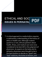 Perinatal Issues and Alternative Birthing Method G3