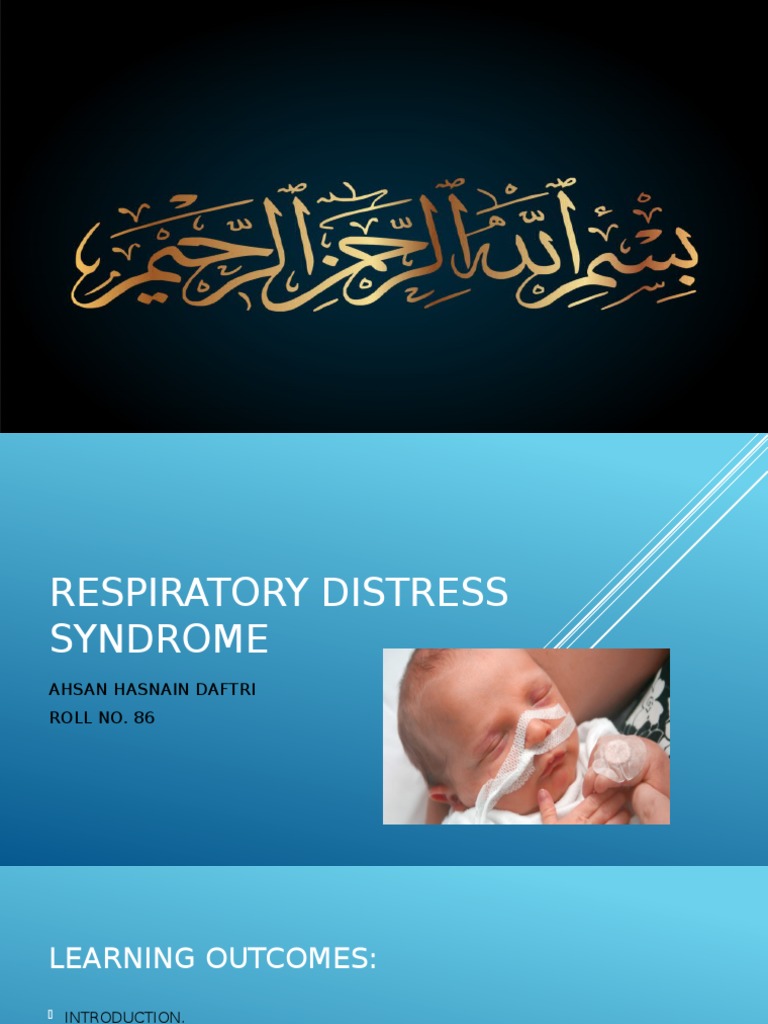 Surfactant Role in Newborn Respiratory Distress | PDF | Respiration | Lung