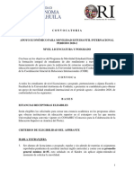 Convocatoria para Apoyo Estudiantil para Movilidad PDF