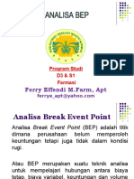 KECERDASAN FINANCIAL Analisa BEP