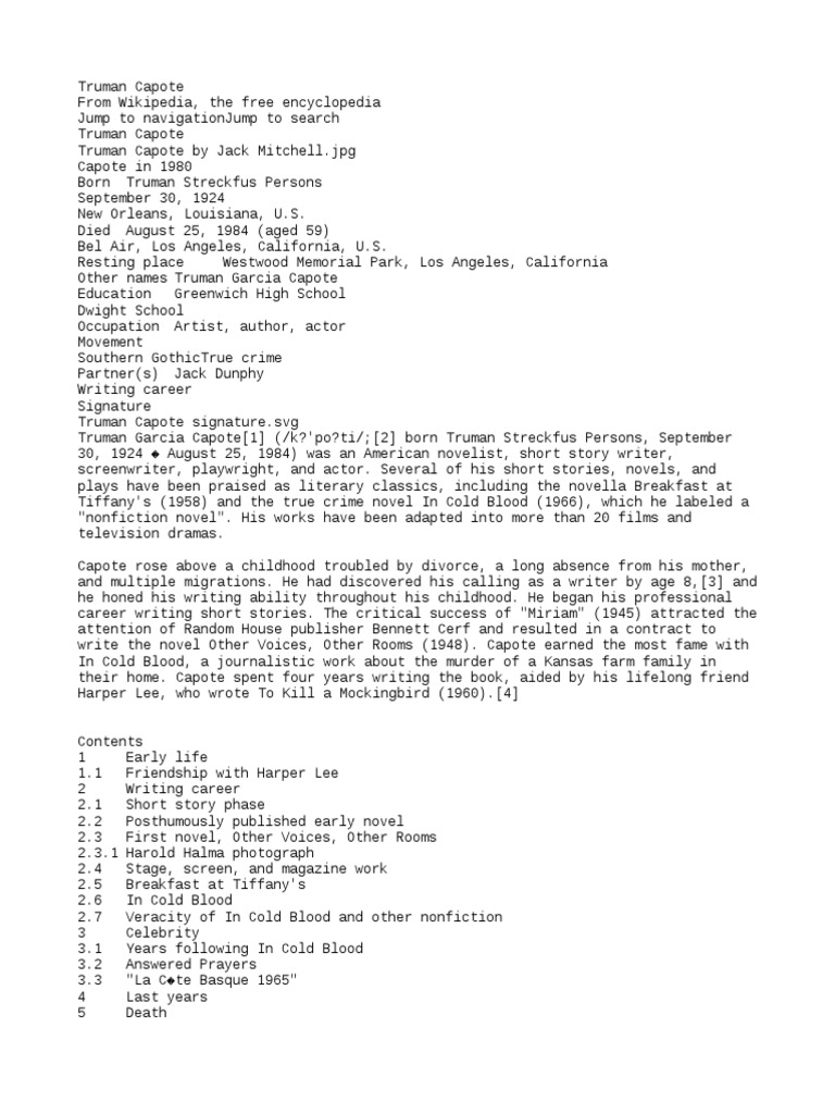 Harry S. Truman intelligence overview