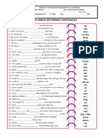 Guia 3 Present Simple VS Continuous PDF