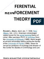 DIFFERENTIAL REINFORCEMENT THEORY