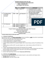 Informasi Tes Seleksi S2 14 Januari 2019-Prodi Akuntansi