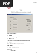 VIT01 RS232-PC communication manual 