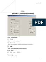 VIT01 RS232-PC Communication Manual