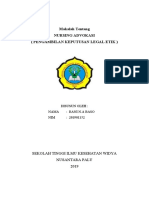 TUGAS KDK 1 (Nursing Advocaciy Pengambilan Keputusan Legal Etik)