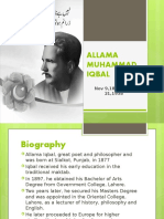Allama Iqbal Biography and Works Summary