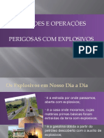 ATIVIDADES E OPERAÇÕES EXPLOSIVOS