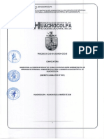CONVOCATORIA CAS N°001-2020/MDH-CECAS MUNICIPALIDAD DISTRITAL DE HUACHOCOLPA