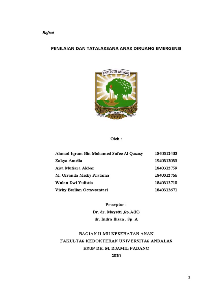 Pediatric Emergency Management | PDF