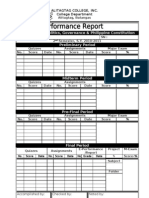 Performance Report - Soc Sci 122