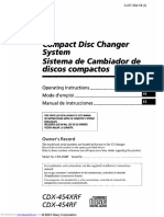454rf CDX CD Changer
