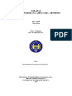 Makalah Filsafat Pendidikan Matematika Geometri