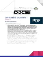 (CSI) CodeShastra 5.0 Problem Statements Round 1