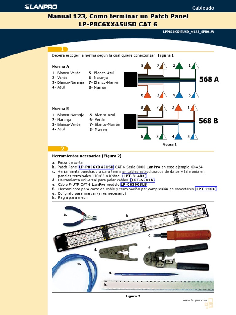 Armado de Patch Panel | PDF | Electrónica | Informática