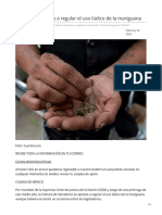 26/Febrero/2020 Senado se apresta a regular el uso lúdico de la mariguana