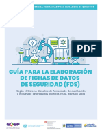 Guía para La Elaboración de Fichas de Datos de Seguridad (FDS)