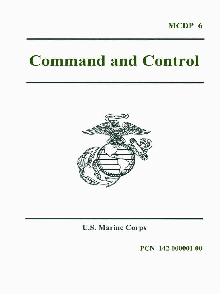 mcdp6 United States Marine Corps Command And Control