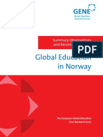 GENE Peer Review Norway Summary Obsevs Recommends PDF