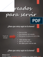 Creados para Servir