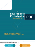 Low Fidelity Prototyping
