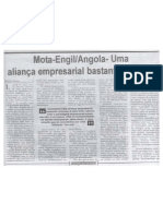 Mota-Engil/Angola - Uma aliança empresarial bastante virtuosa
