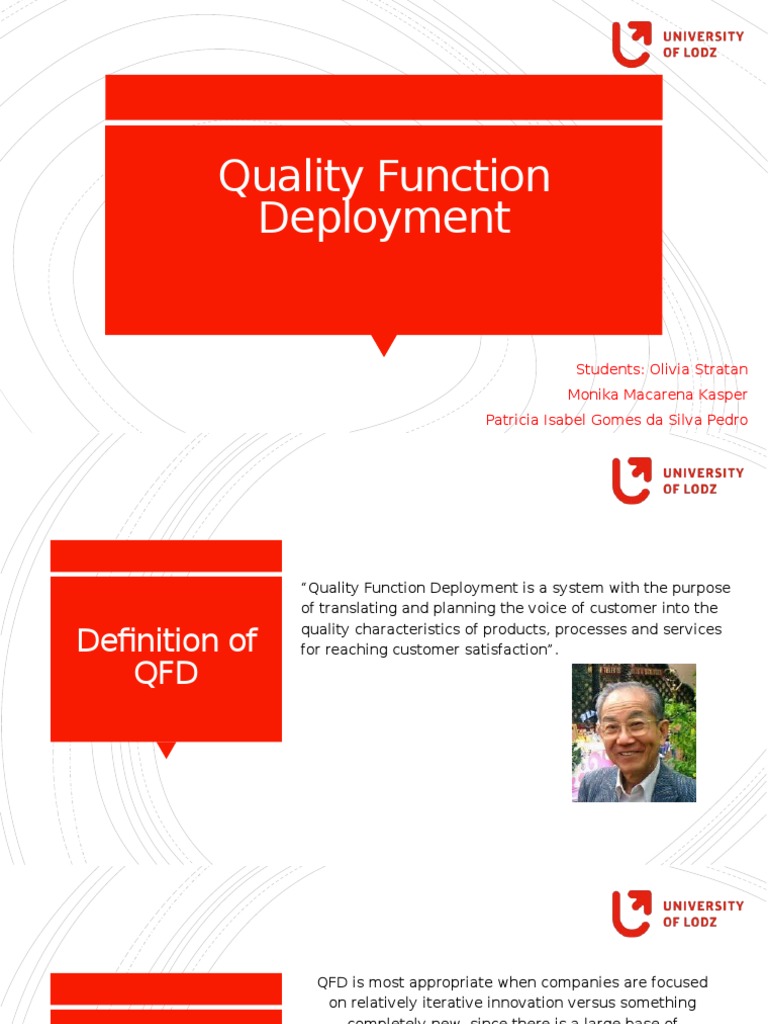 Quality Function Deployment PDF Customer Economies