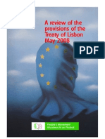 A Review of The Provisions of The Treaty of Lisbon May 2008
