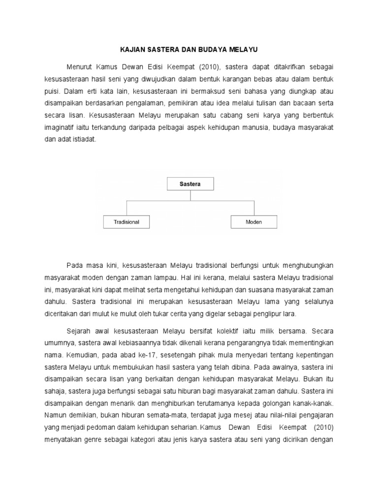 Kajian Sastera Dan Budaya Melayu | PDF