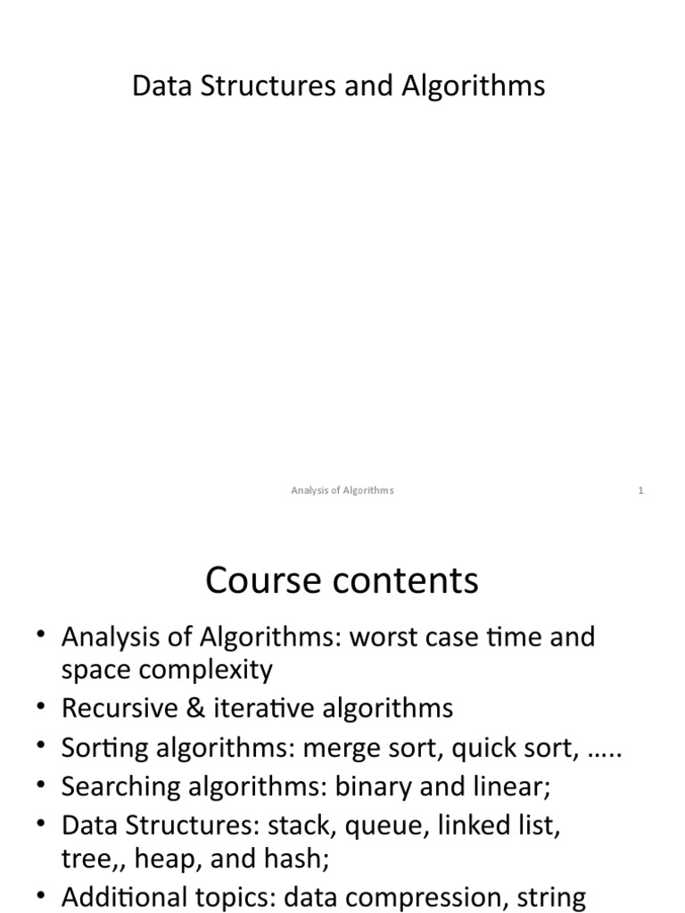 Data Structure | PDF | Time Complexity | Algorithms