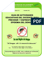 Guia de Actividades Educativas Del Docente para Prevenir y Enfrentar La Epidemia Del Dengue