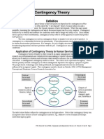 Contingency Theory - Best Practices Depend on Situational Contingencies