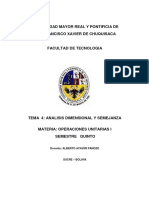 Tema 4 ANALISIS DIMENSIONAL Y SEMEJANZA