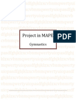 Project in MAPE: Gymnastics