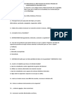 Recordatorio de Preguntas El Año Pasado de Musica Prueba de Conocimientos Segundo Ciclo