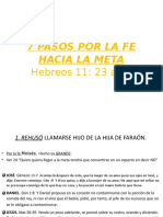 7 Pasos Por La Fe Hacia La Meta