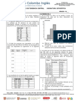 Taller No. 4 Medidas de Tendencia