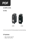 AX-18A Actuator Technical Reference Guide