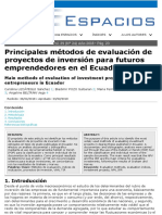 metodos evaluac proyectos 