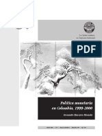 Dialnet PoliticaMonetariaEnColombia19992000 4547094 PDF